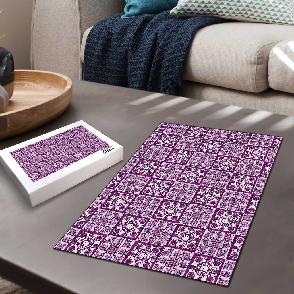 Poni Palaka Quilt Hawaii Puzzle Hawaiian Tropical Monstera Sea Turtle