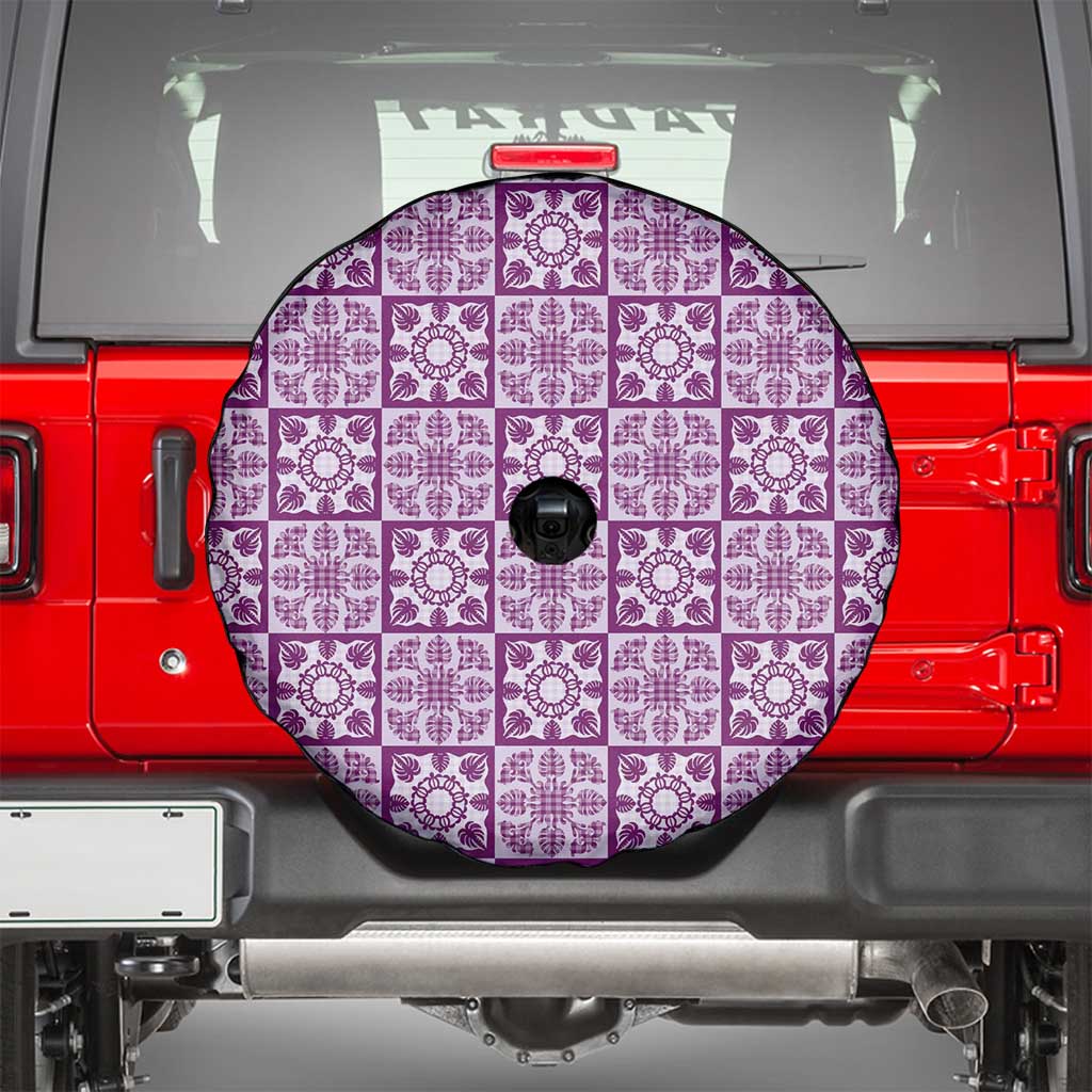 Poni Palaka Quilt Hawaii Spare Tire Cover Hawaiian Tropical Monstera Sea Turtle