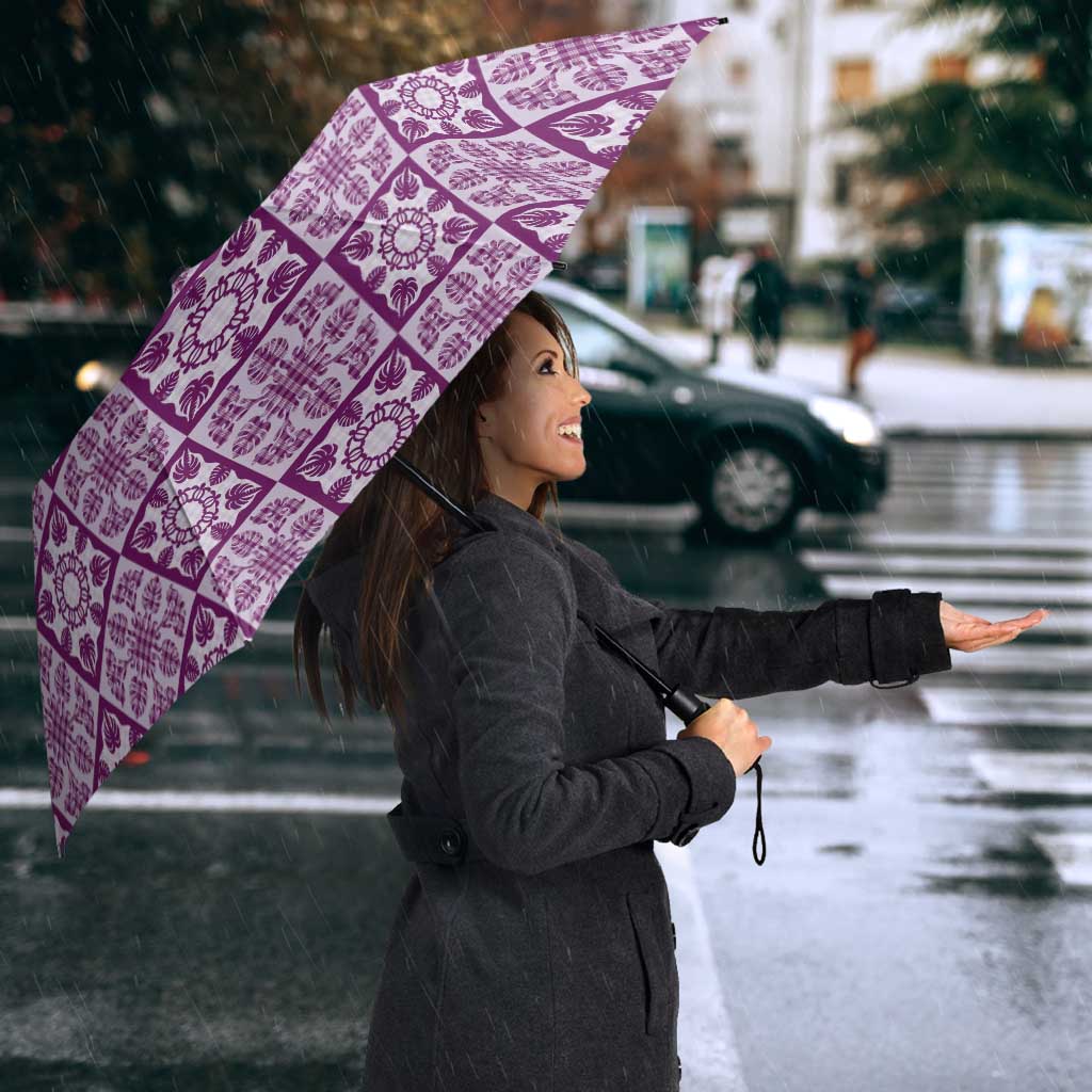 Poni Palaka Quilt Hawaii Umbrella Hawaiian Tropical Monstera Sea Turtle
