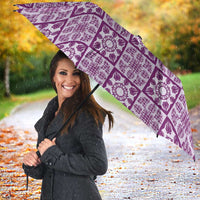 Poni Palaka Quilt Hawaii Umbrella Hawaiian Tropical Monstera Sea Turtle
