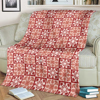 Ulaula Palaka Quilt Hawaii Blanket Hawaiian Tropical Monstera Sea Turtle
