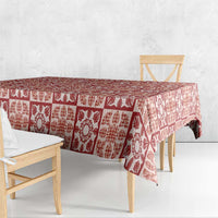 Ulaula Palaka Quilt Hawaii Tablecloth Hawaiian Tropical Monstera Sea Turtle