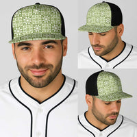 Omaomao Palaka Quilt Hawaii Baseball Net Cap Hawaiian Tropical Monstera Sea Turtle