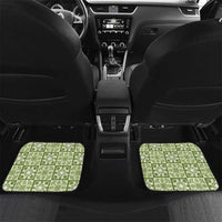Omaomao Palaka Quilt Hawaii Car Mats Hawaiian Tropical Monstera Sea Turtle