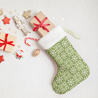 Omaomao Palaka Quilt Hawaii Christmas Stocking Hawaiian Tropical Monstera Sea Turtle
