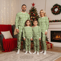 Omaomao Palaka Quilt Hawaii Christmas Pajama Set Hawaiian Tropical Monstera Sea Turtle