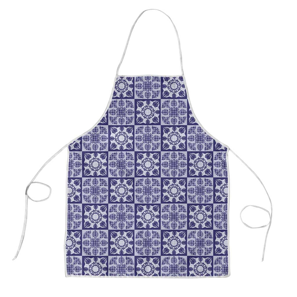 Polu Palaka Quilt Hawaii Apron Hawaiian Tropical Monstera Sea Turtle