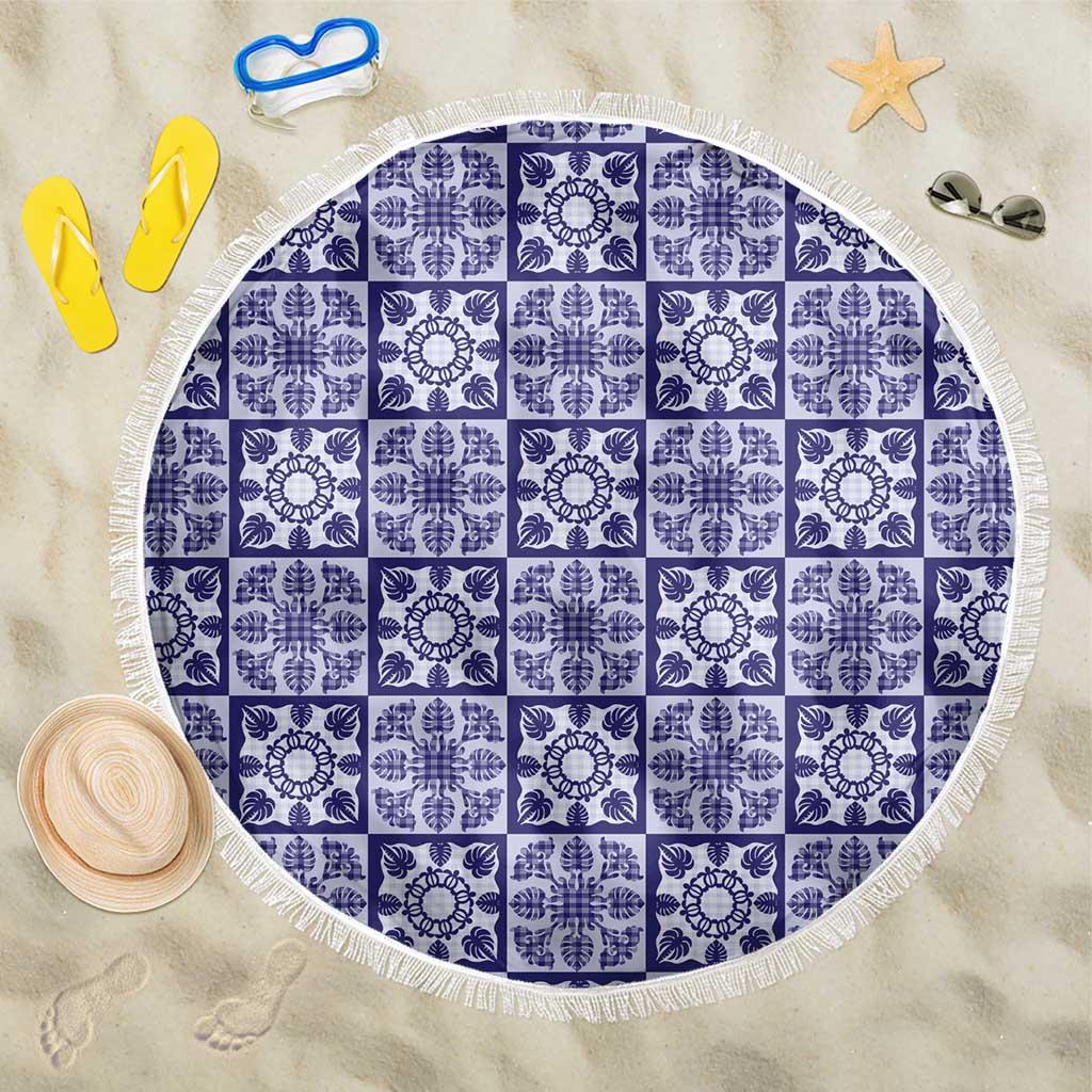 Polu Palaka Quilt Hawaii Beach Blanket Hawaiian Tropical Monstera Sea Turtle