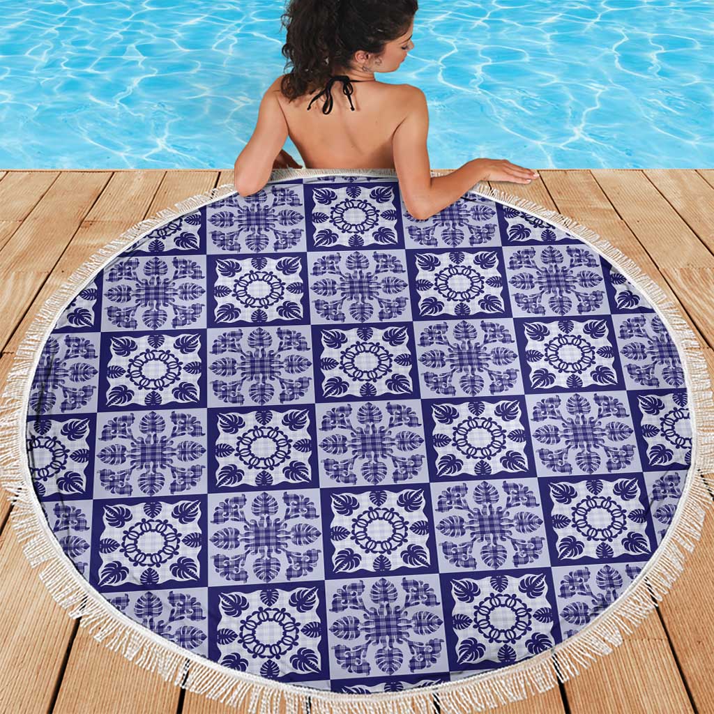 Polu Palaka Quilt Hawaii Beach Blanket Hawaiian Tropical Monstera Sea Turtle