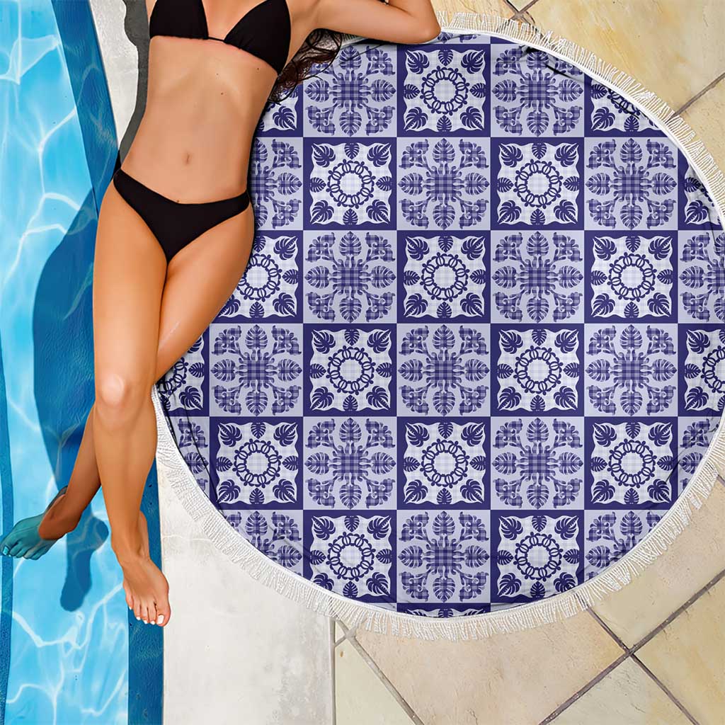 Polu Palaka Quilt Hawaii Beach Blanket Hawaiian Tropical Monstera Sea Turtle