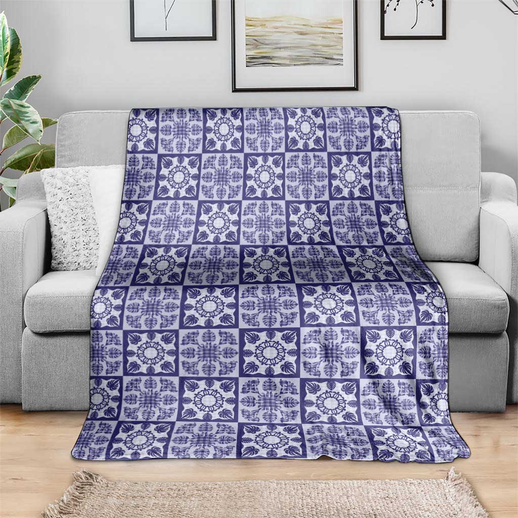 Polu Palaka Quilt Hawaii Blanket Hawaiian Tropical Monstera Sea Turtle