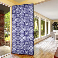 Polu Palaka Quilt Hawaii Door Cover Hawaiian Tropical Monstera Sea Turtle