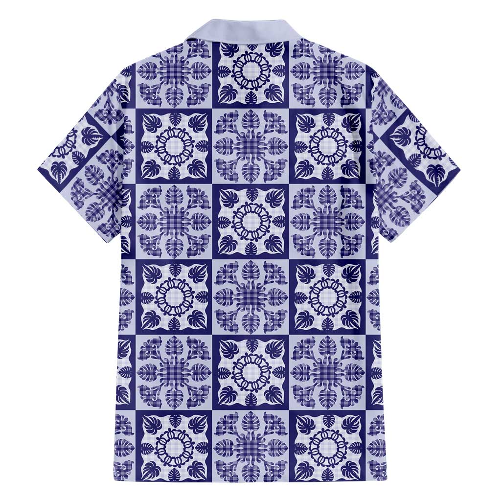 Polu Palaka Quilt Hawaii Family Matching Puletasi and Hawaiian Shirt Hawaiian Tropical Monstera Sea Turtle LT14 - Polynesian Pride