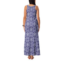 Polu Palaka Quilt Hawaii Family Matching Tank Maxi Dress and Hawaiian Shirt Hawaiian Tropical Monstera Sea Turtle LT14 - Polynesian Pride