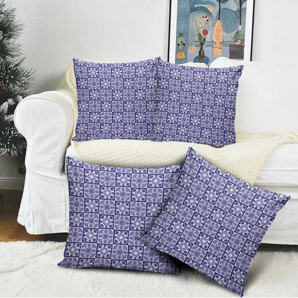 Polu Palaka Quilt Hawaii Pillow Cover Hawaiian Tropical Monstera Sea Turtle
