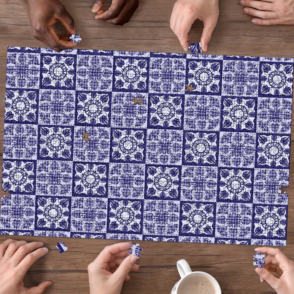 Polu Palaka Quilt Hawaii Puzzle Hawaiian Tropical Monstera Sea Turtle