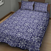 Polu Palaka Quilt Hawaii Quilt Bed Set Hawaiian Tropical Monstera Sea Turtle