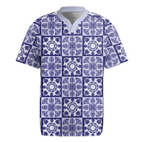 Polu Palaka Quilt Hawaii Rugby Jersey Hawaiian Tropical Monstera Sea Turtle