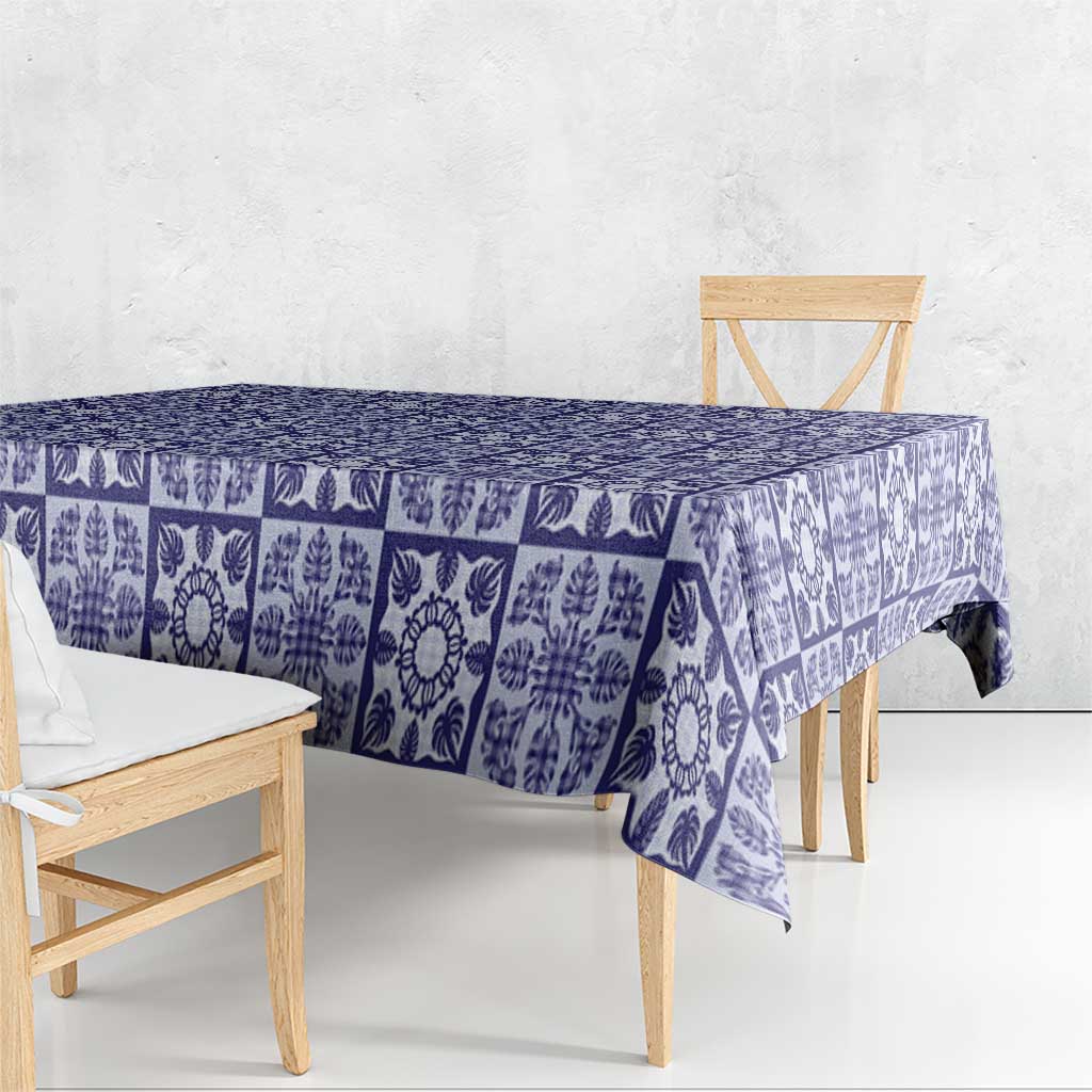 Polu Palaka Quilt Hawaii Tablecloth Hawaiian Tropical Monstera Sea Turtle