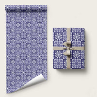 Polu Palaka Quilt Hawaii Wrapping Paper Hawaiian Tropical Monstera Sea Turtle