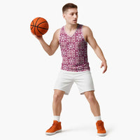 Akala Palaka Quilt Hawaii Basketball Jersey Hawaiian Tropical Monstera Sea Turtle