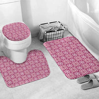 Akala Palaka Quilt Hawaii Bathroom Set Hawaiian Tropical Monstera Sea Turtle