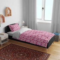 Akala Palaka Quilt Hawaii Bedding Set Hawaiian Tropical Monstera Sea Turtle