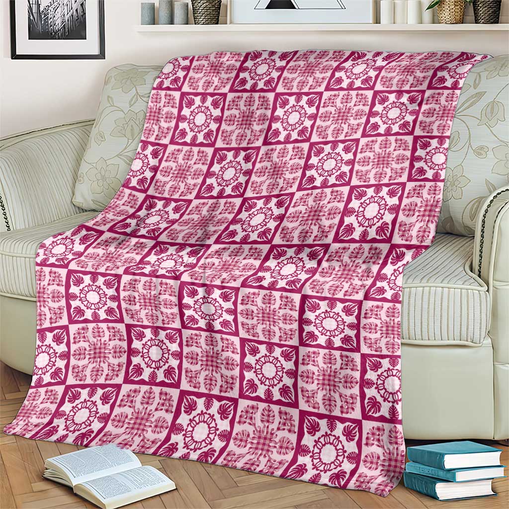 Akala Palaka Quilt Hawaii Blanket Hawaiian Tropical Monstera Sea Turtle