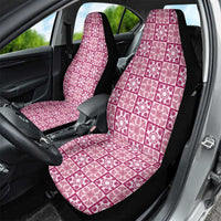 Akala Palaka Quilt Hawaii Car Seat Cover Hawaiian Tropical Monstera Sea Turtle