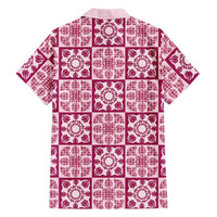 Akala Palaka Quilt Hawaii Family Matching Short Sleeve Bodycon Dress and Hawaiian Shirt Hawaiian Tropical Monstera Sea Turtle LT14 - Polynesian Pride
