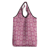 Akala Palaka Quilt Hawaii Grocery Bag Hawaiian Tropical Monstera Sea Turtle