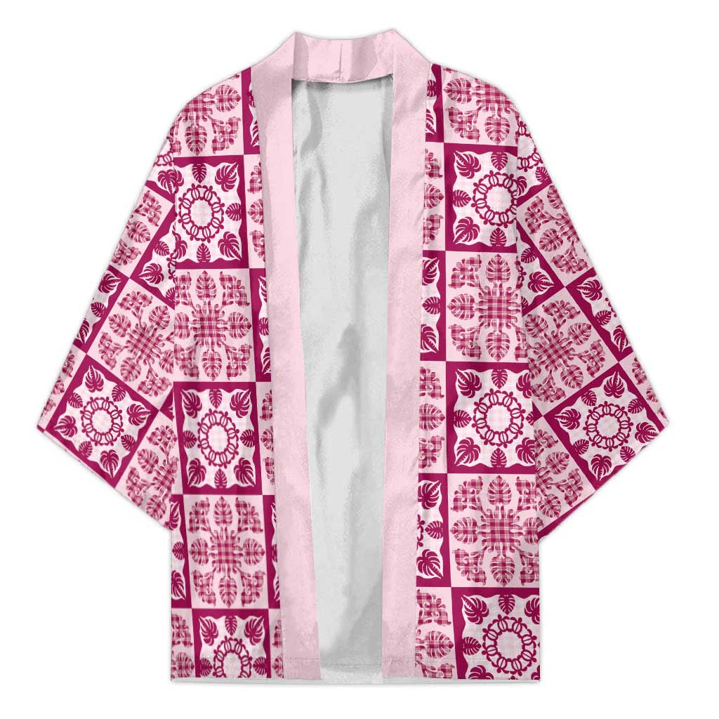 Akala Palaka Quilt Hawaii Kimono Hawaiian Tropical Monstera Sea Turtle