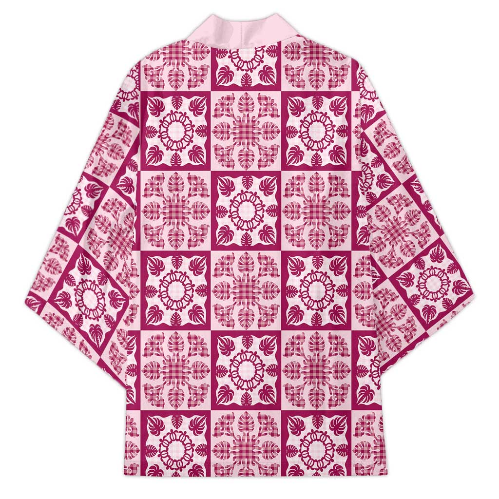 Akala Palaka Quilt Hawaii Kimono Hawaiian Tropical Monstera Sea Turtle