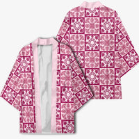 Akala Palaka Quilt Hawaii Kimono Hawaiian Tropical Monstera Sea Turtle
