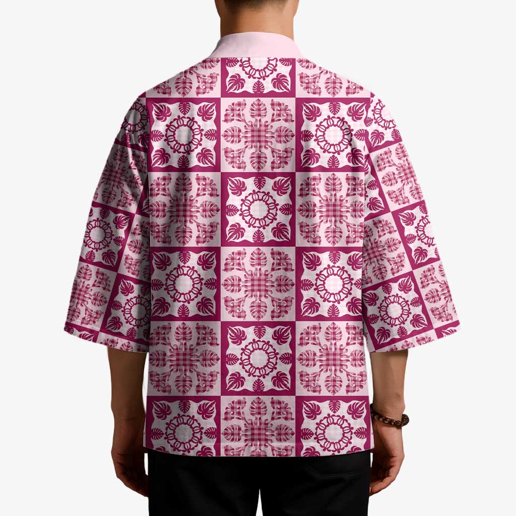 Akala Palaka Quilt Hawaii Kimono Hawaiian Tropical Monstera Sea Turtle