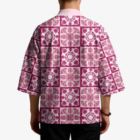 Akala Palaka Quilt Hawaii Kimono Hawaiian Tropical Monstera Sea Turtle