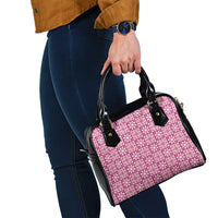Akala Palaka Quilt Hawaii Shoulder Handbag Hawaiian Tropical Monstera Sea Turtle