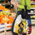 Personalised Philippines Women's Day Grocery Bag Filipino Golden Sun With Polynesian Pattern