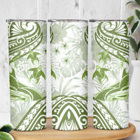 Lime Green Polynesia Skinny Tumbler Polynesian Turtle Shark Tattoo Tropical Vintage LT14 - Polynesian Pride