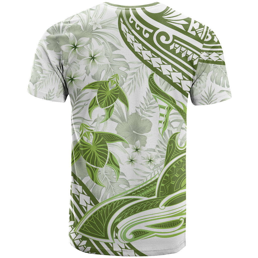 Lime Green Polynesia T Shirt Polynesian Turtle Shark Tattoo Tropical Vintage LT14 - Polynesian Pride