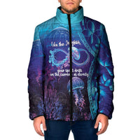 Polynesia Jellyfish Memorial Personalised Padded Jacket Infinity Jellies Polynesian Pattern