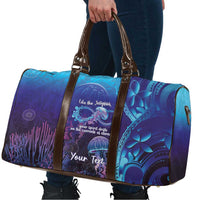 Polynesia Jellyfish Memorial Personalised Travel Bag Infinity Jellies Polynesian Pattern