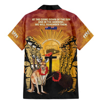 Australia And New Zealand ANZAC Family Matching Mermaid Dress and Hawaiian Shirt Aussie Kangaroo With Aotearoa Kiwi Lest We Forget LT14 - Polynesian Pride