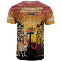 Australia And New Zealand ANZAC T Shirt Aussie Kangaroo With Aotearoa Kiwi Lest We Forget