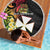 Wallis and Futuna Victory Day Beach Blanket Liberty Equality Fraternity Polynesian Plumeria
