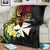Wallis and Futuna Victory Day Blanket Liberty Equality Fraternity Polynesian Plumeria
