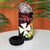 Wallis and Futuna Victory Day 4 in 1 Can Cooler Tumbler Liberty Equality Fraternity Polynesian Plumeria