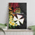 Wallis and Futuna Victory Day Canvas Wall Art Liberty Equality Fraternity Polynesian Plumeria
