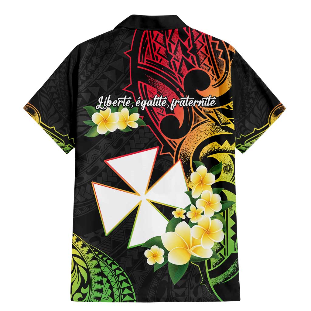 Wallis and Futuna Victory Day Family Matching Mermaid Dress and Hawaiian Shirt Liberty Equality Fraternity Polynesian Plumeria LT14 - Polynesian Pride