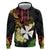 Wallis and Futuna Victory Day Hoodie Liberty Equality Fraternity Polynesian Plumeria